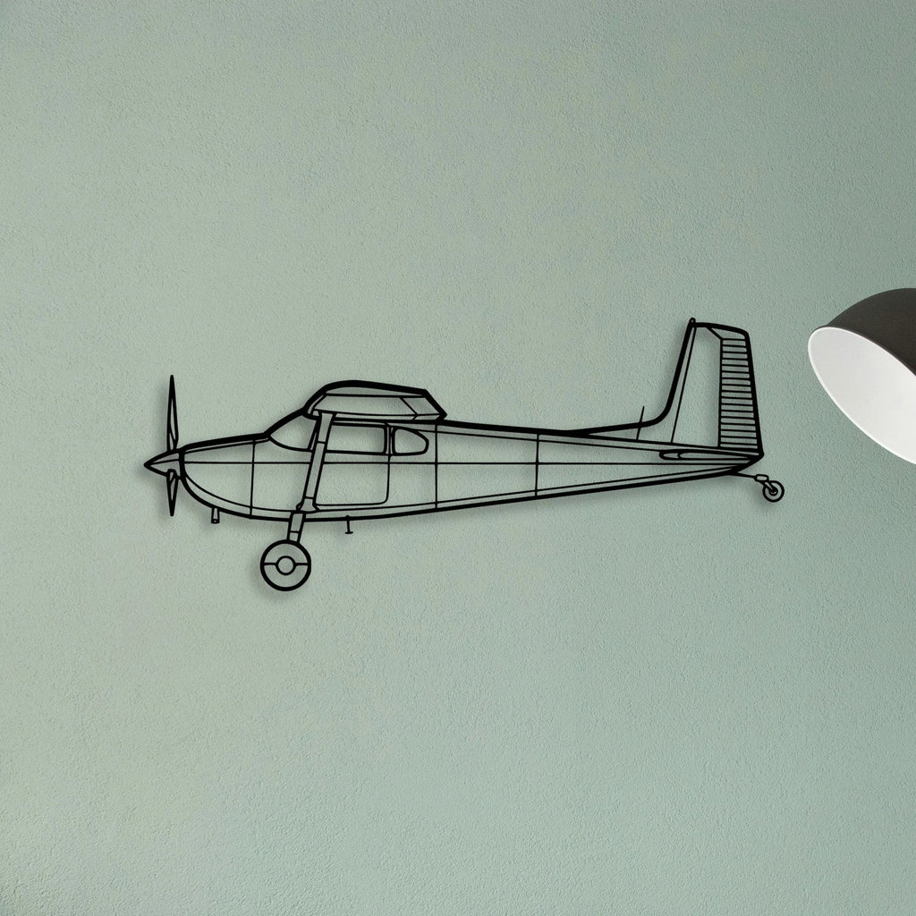 Mig 21 Classic Aircraft Silhouette Metal Wall Art - Tinvibe