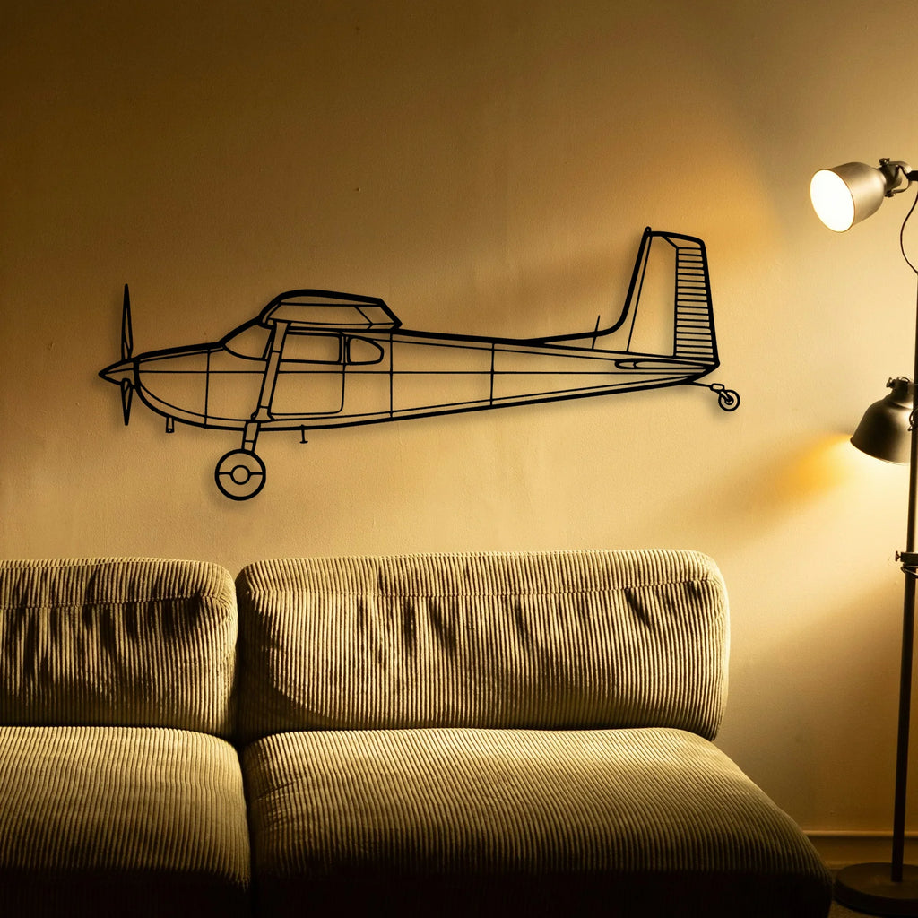 Mig 21 Classic Aircraft Silhouette Metal Wall Art - Tinvibe