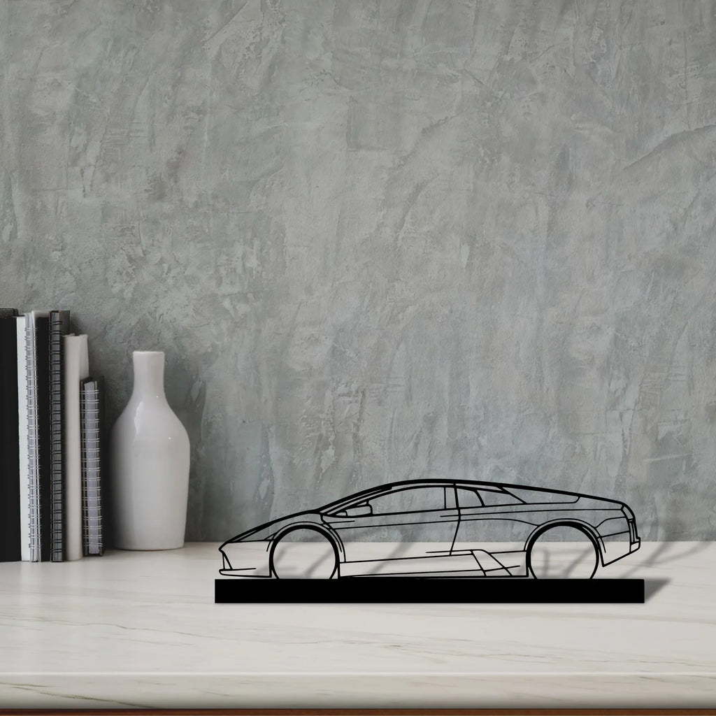 murcielago Silhouette Metal Art Stand - Tinvibe