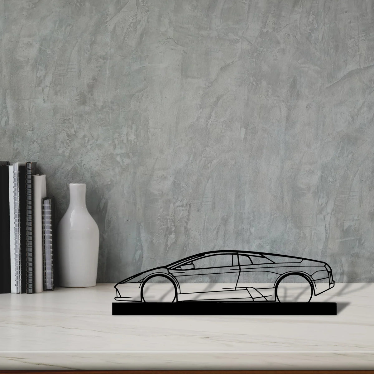 murcielago Silhouette Metal Art Stand - Tinvibe