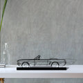 mustang-1966-convertible Silhouette Metal Art Stand - Tinvibe