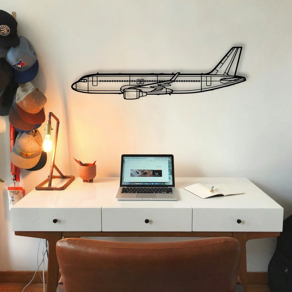 NH90 Nfh Classic Aircraft Silhouette Metal Wall Art - Tinvibe