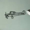Nxcub Classic Aircraft Silhouette Metal Wall Art - Tinvibe