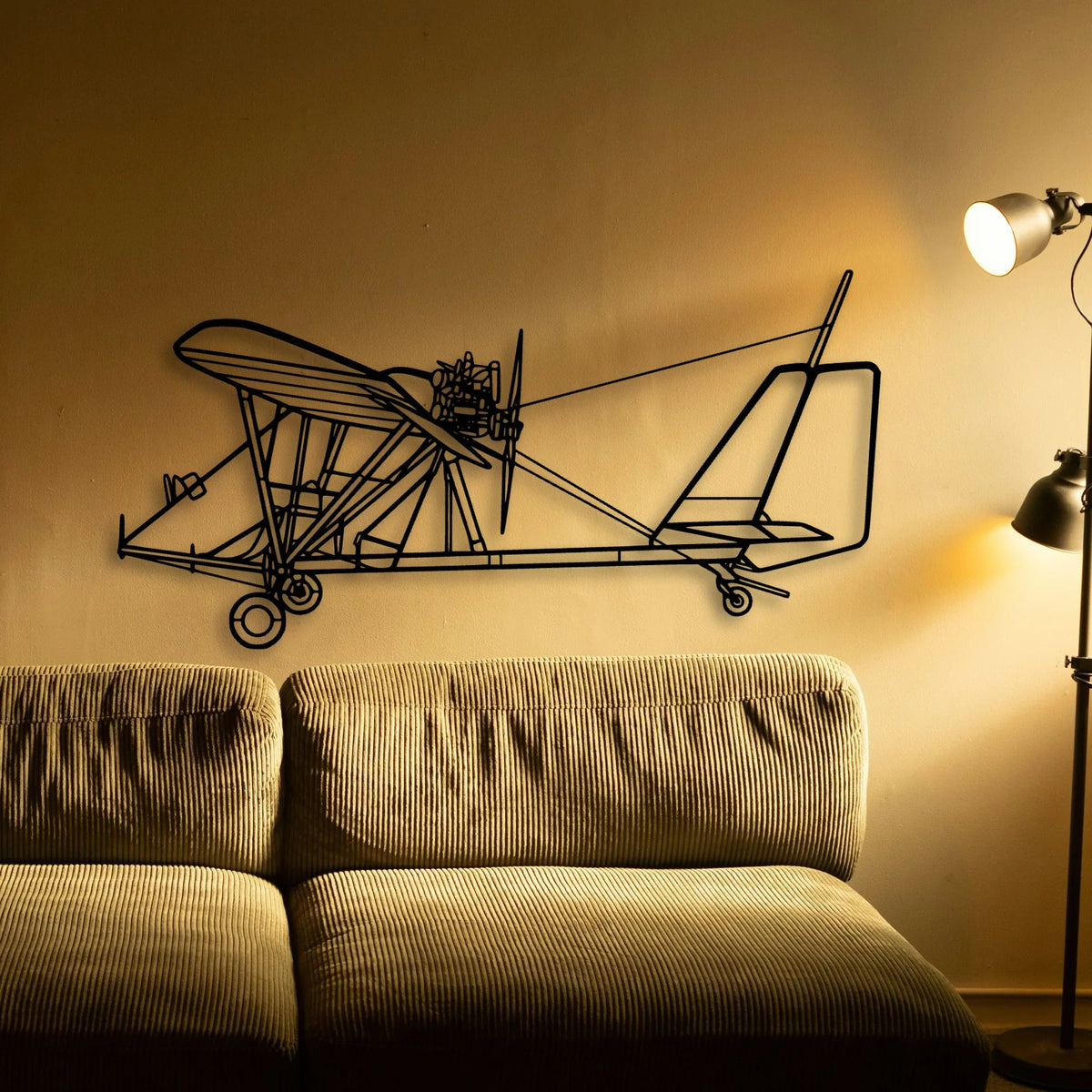 PA 28 180 Cherokee Archer Classic Aircraft Silhouette Metal Wall Art - Tinvibe