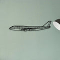 PA 32R 301 Saratoga Hp Ii Classic Aircraft Silhouette Metal Wall Art - Tinvibe