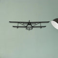 PA 44 Seminole Classic Aircraft Silhouette Metal Wall Art - Tinvibe