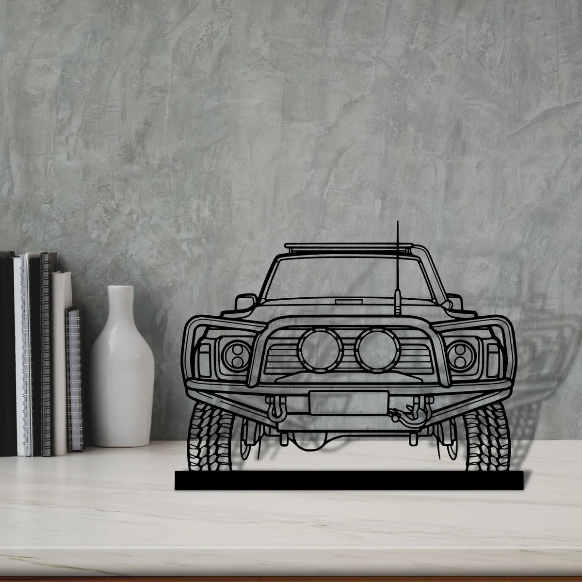 patrol-1990 Silhouette Metal Art Stand - Tinvibe
