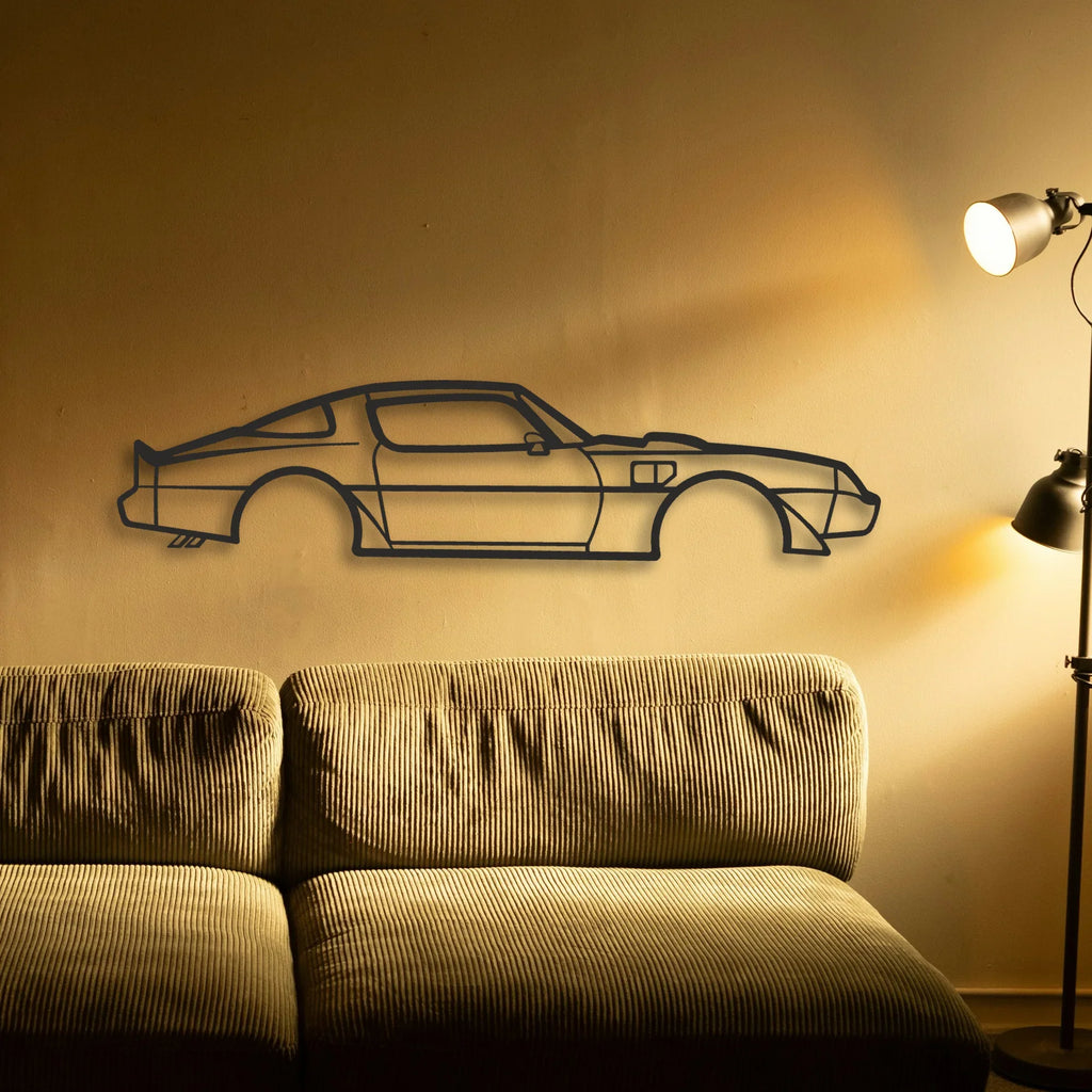 Pontiac Classic Silhouette Metal Wall Art - Tinvibe