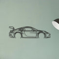 Porsche 911 GT3 RS 992 Classic Silhouette Metal Wall Art - Tinvibe
