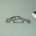 Porsche 911 SC GROUP4 Classic Silhouette Metal Wall Art - Tinvibe
