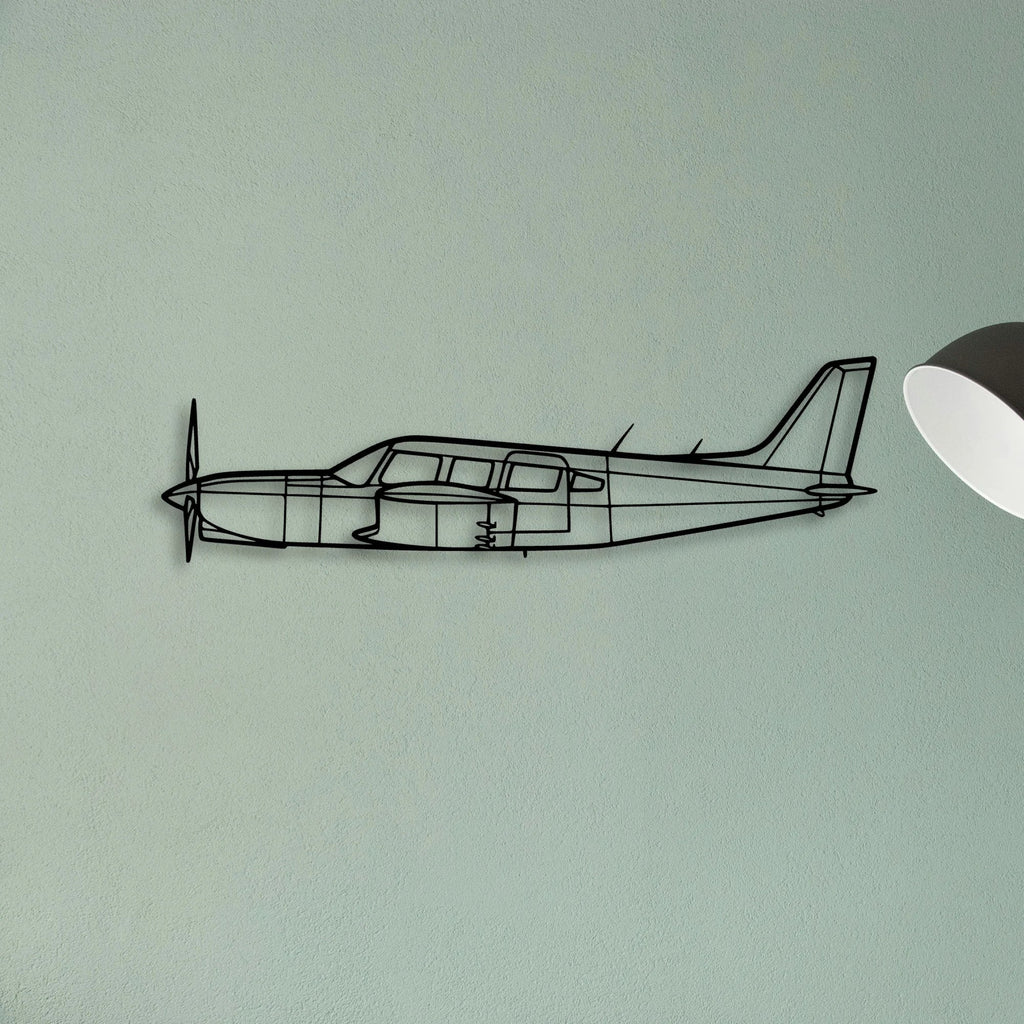 Praetor 600 Classic Aircraft Silhouette Metal Wall Art - Tinvibe