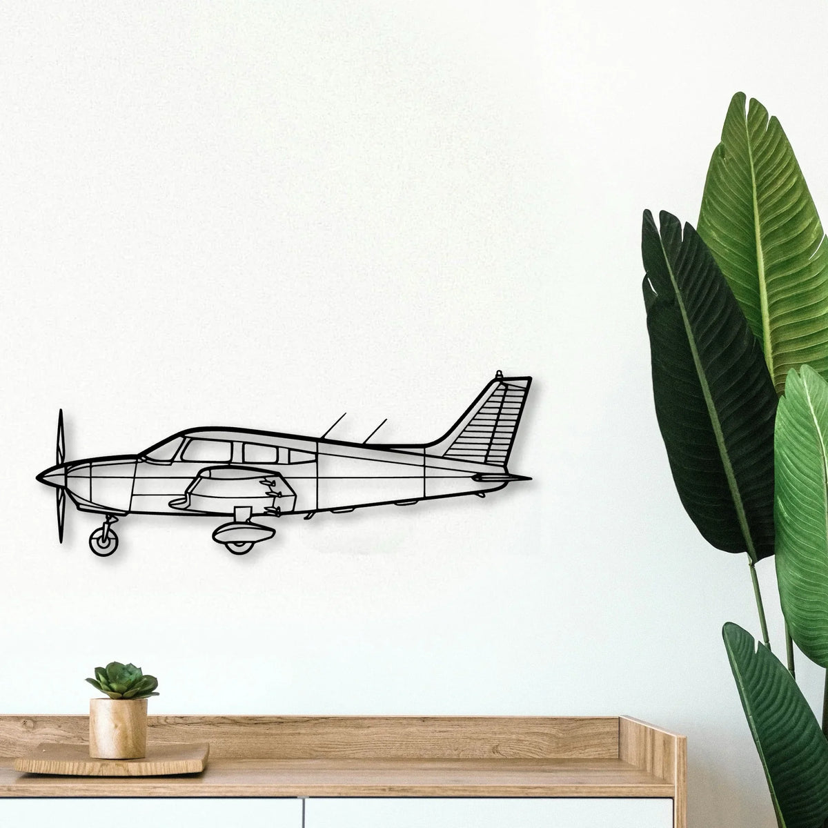 R 44 Clipper Ii Classic Aircraft Silhouette Metal Wall Art - Tinvibe