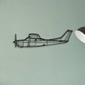 R182 3 Classic Aircraft Silhouette Metal Wall Art - Tinvibe