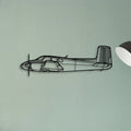R3000 160 Classic Aircraft Silhouette Metal Wall Art - Tinvibe