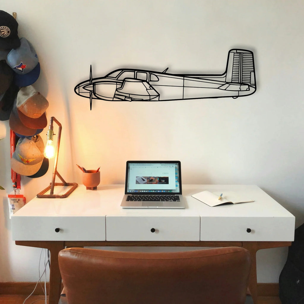 R3000 160 Classic Aircraft Silhouette Metal Wall Art - Tinvibe