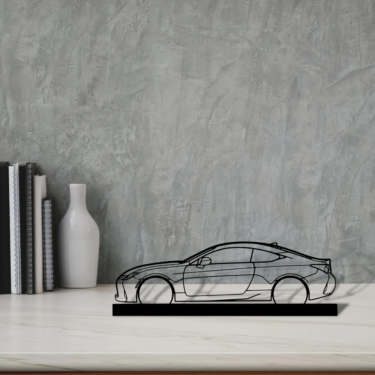 rc-350-f-sport Silhouette Metal Art Stand - Tinvibe
