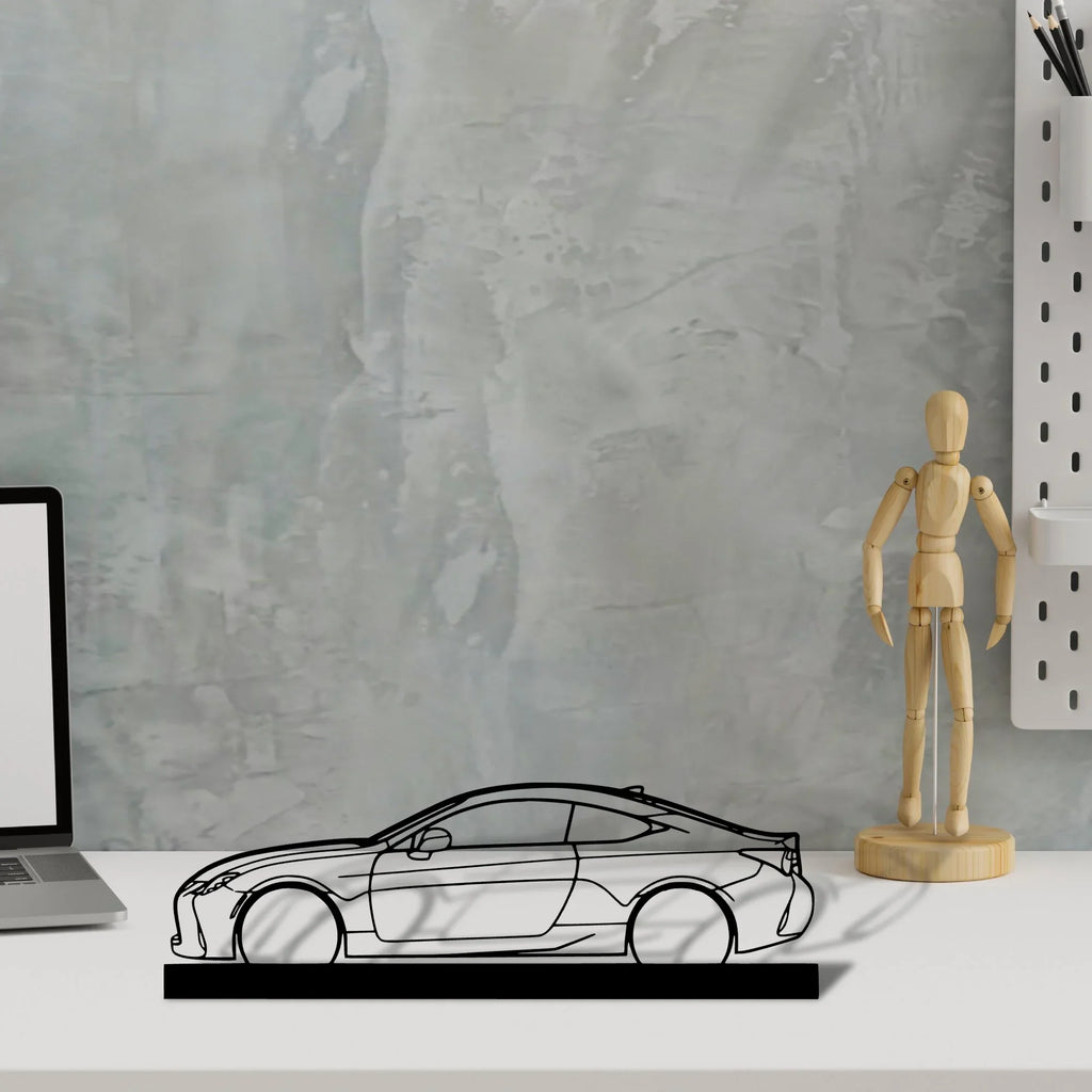 rc-350-f-sport Silhouette Metal Art Stand - Tinvibe