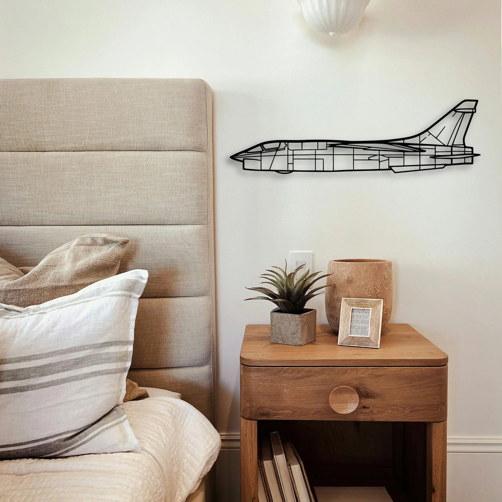 Rf 8G 3 Classic Aircraft Silhouette Metal Wall Art - Tinvibe