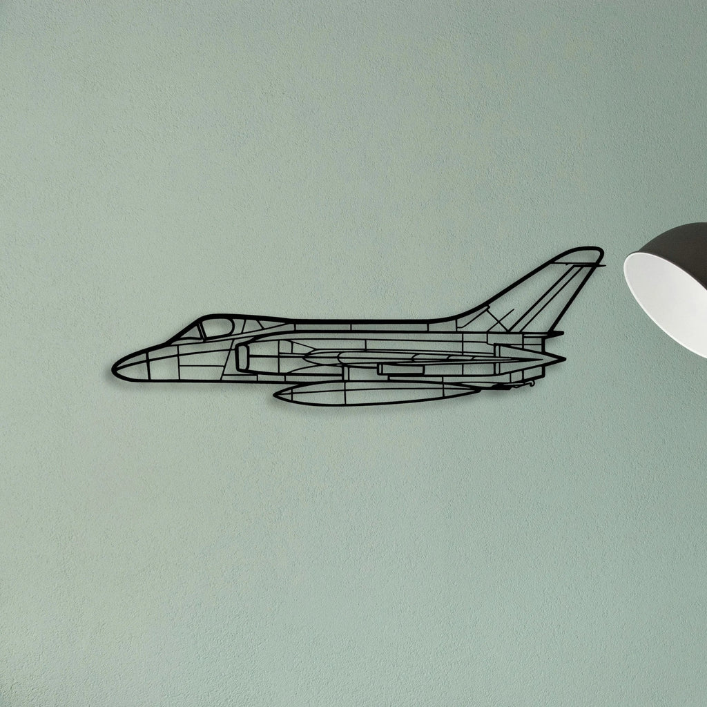 Rf 8G Classic Aircraft Silhouette Metal Wall Art - Tinvibe