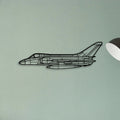 Rf 8G Classic Aircraft Silhouette Metal Wall Art - Tinvibe