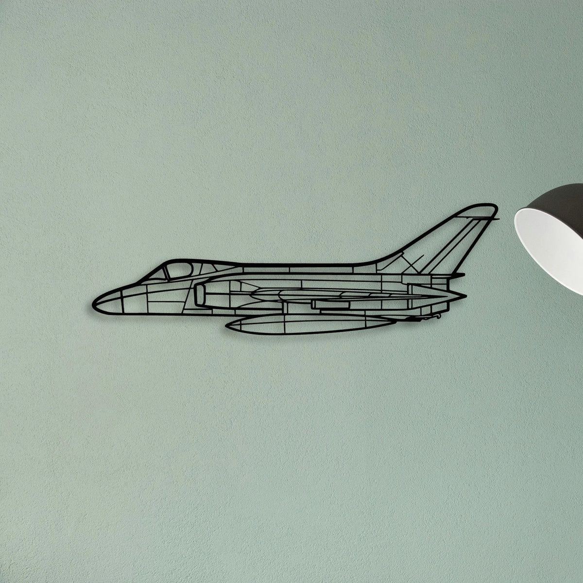 Rf 8G Classic Aircraft Silhouette Metal Wall Art - Tinvibe