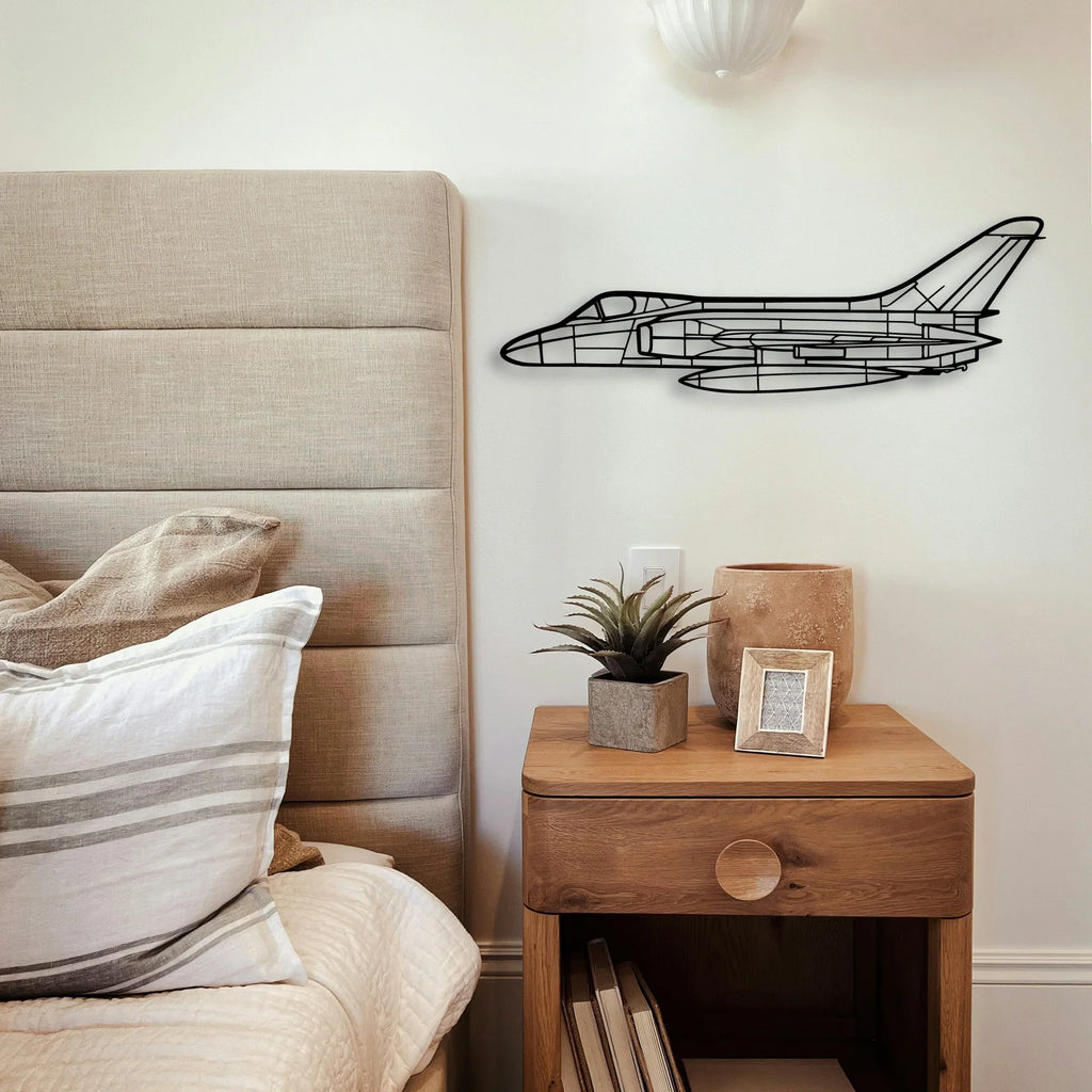 Rf 8G Classic Aircraft Silhouette Metal Wall Art - Tinvibe