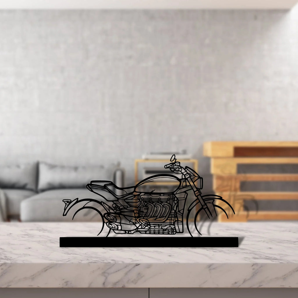 rocket-3r-2022 Silhouette Metal Art Stand - Tinvibe