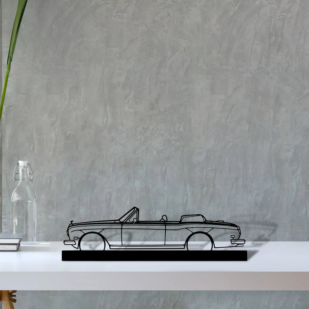 royce-corniche-convertible-1981 Silhouette Metal Art Stand - Tinvibe