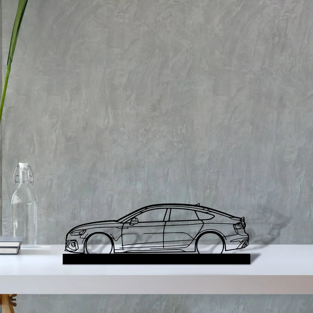 rs5-sportback Silhouette Metal Art Stand - Tinvibe