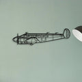 Rv 12IS Classic Aircraft Silhouette Metal Wall Art - Tinvibe