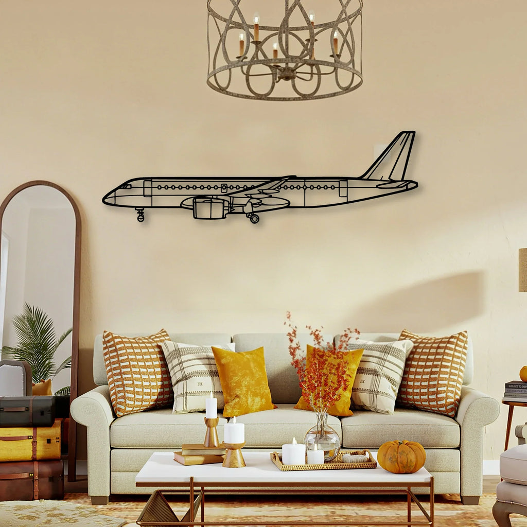 S 211 Classic Aircraft Silhouette Metal Wall Art - Tinvibe