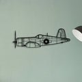 Stearman 2 Classic Aircraft Silhouette Metal Wall Art - Tinvibe