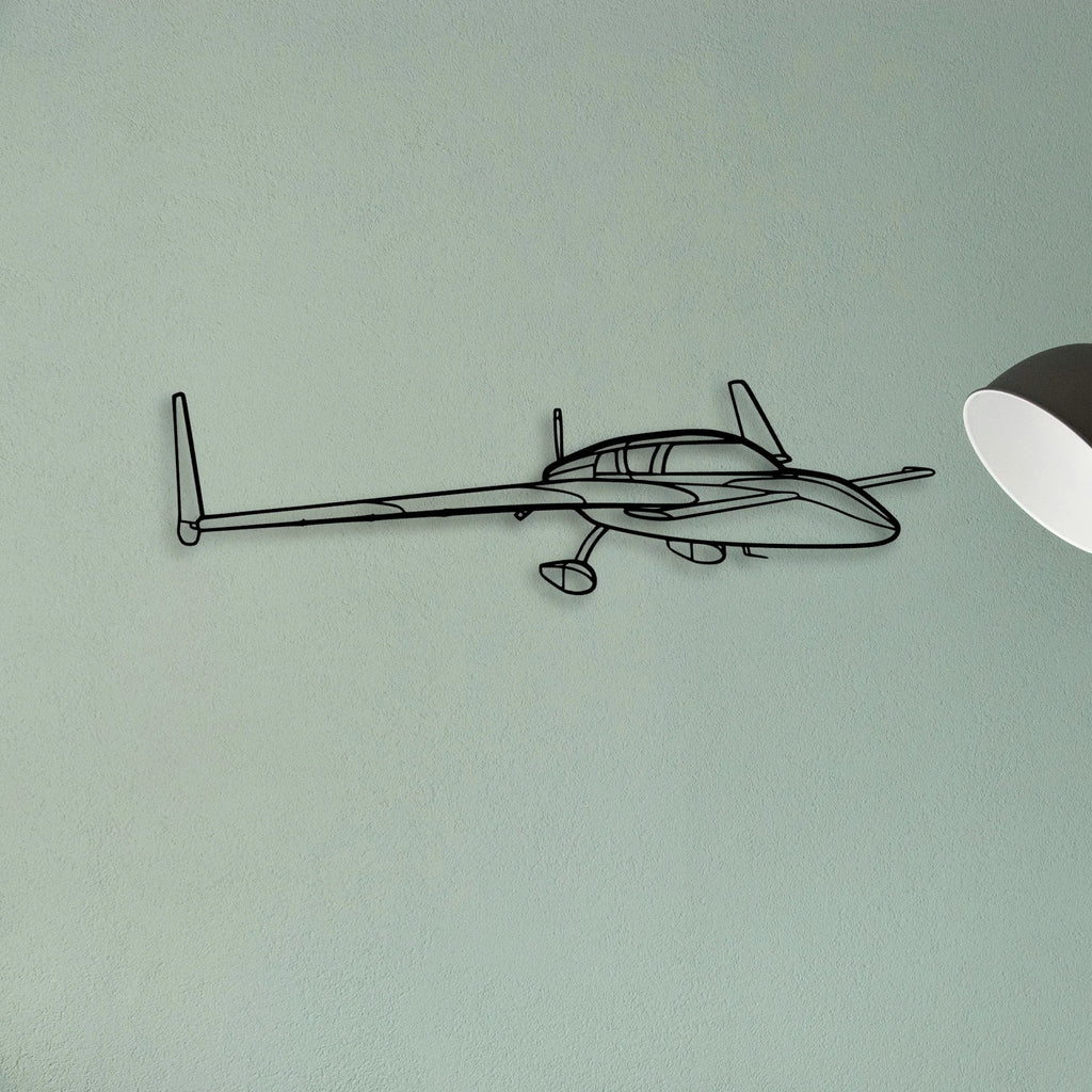 Stol Ch 701 Classic Aircraft Silhouette Metal Wall Art - Tinvibe