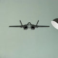 Su 57 Classic Aircraft Silhouette Metal Wall Art - Tinvibe