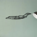 Super Petrel Ls 2 Classic Aircraft Silhouette Metal Wall Art - Tinvibe