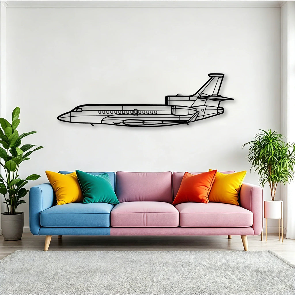 Super Scorpion Classic Aircraft Silhouette Metal Wall Art - Tinvibe