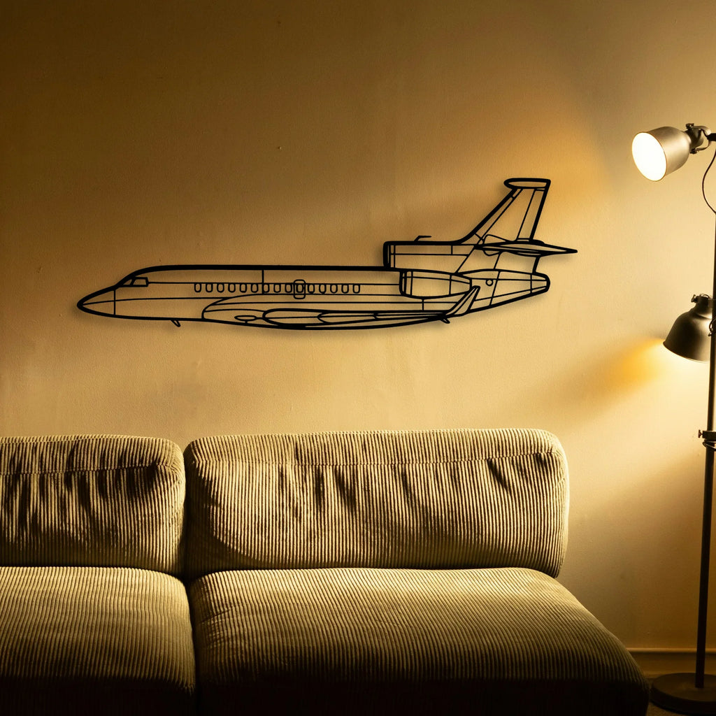 Super Scorpion Classic Aircraft Silhouette Metal Wall Art - Tinvibe