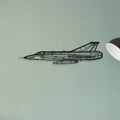 T 7 Red Hawk Classic Aircraft Silhouette Metal Wall Art - Tinvibe