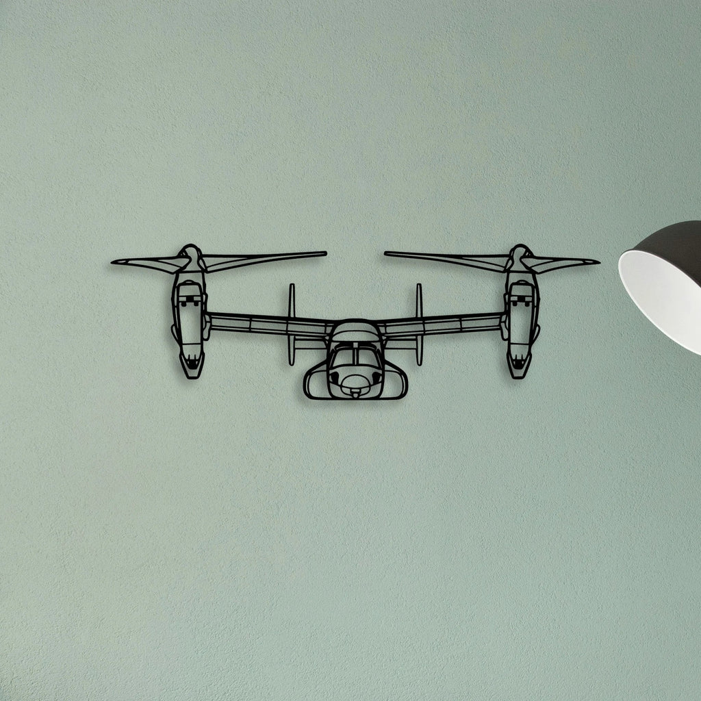 Tbm 3N Avenger Classic Aircraft Silhouette Metal Wall Art - Tinvibe