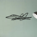 Tornado 3 Classic Aircraft Silhouette Metal Wall Art - Tinvibe