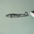 Tornado 4 Classic Aircraft Silhouette Metal Wall Art - Tinvibe
