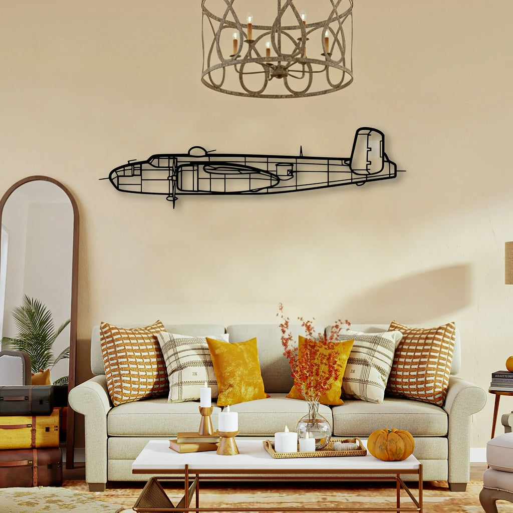 Tornado 4 Classic Aircraft Silhouette Metal Wall Art - Tinvibe