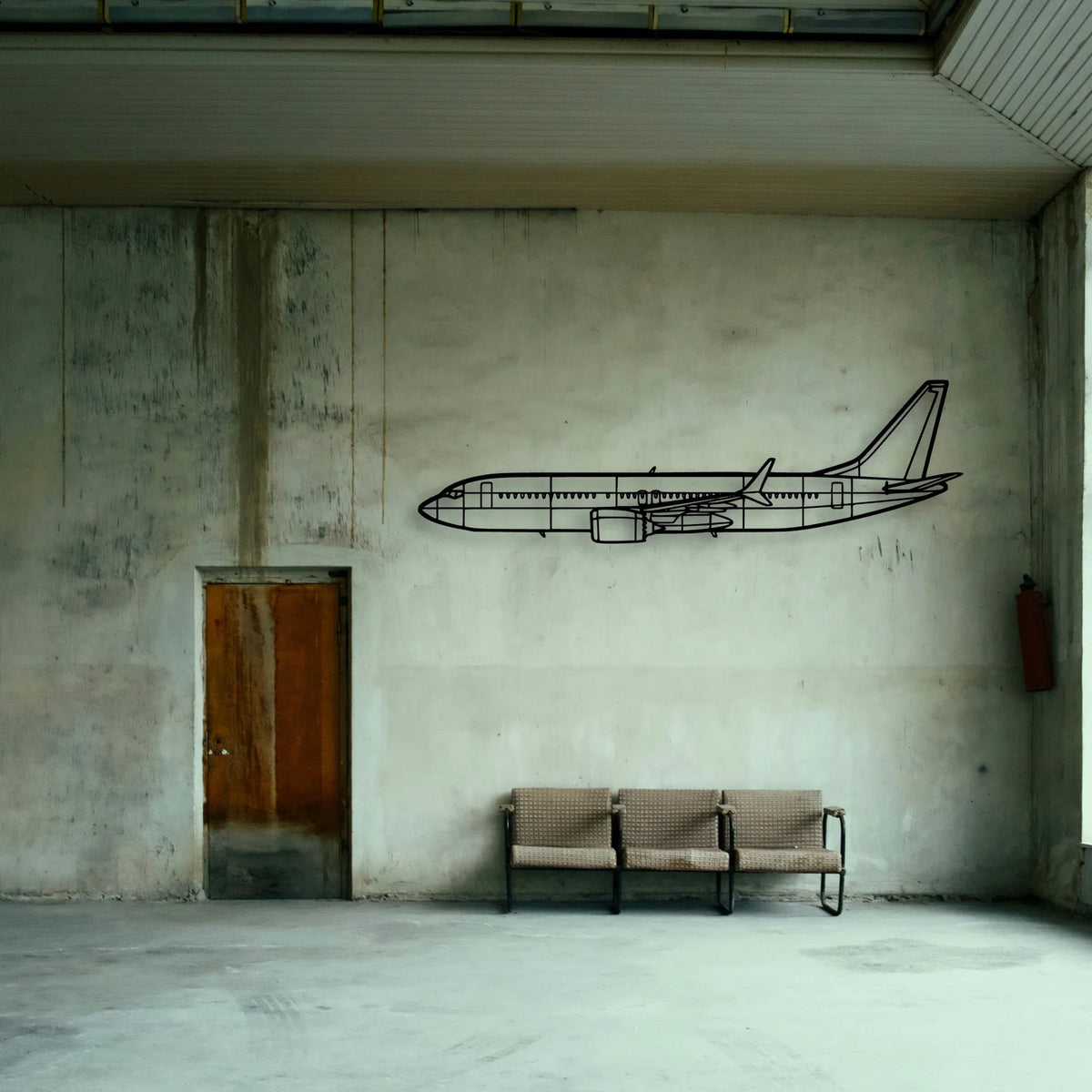Tornado 6 Classic Aircraft Silhouette Metal Wall Art - Tinvibe