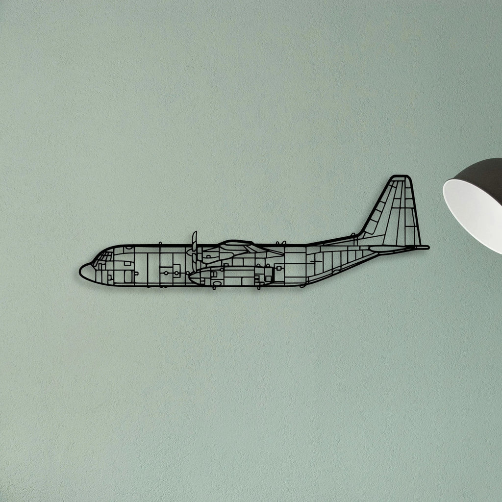 Tornado 7 Classic Aircraft Silhouette Metal Wall Art - Tinvibe