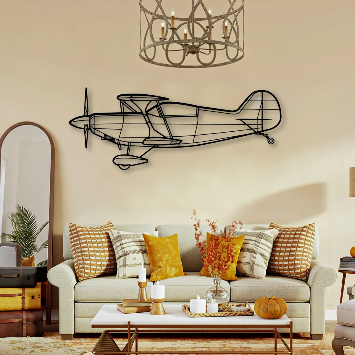 Tornado 8 Classic Aircraft Silhouette Metal Wall Art - Tinvibe