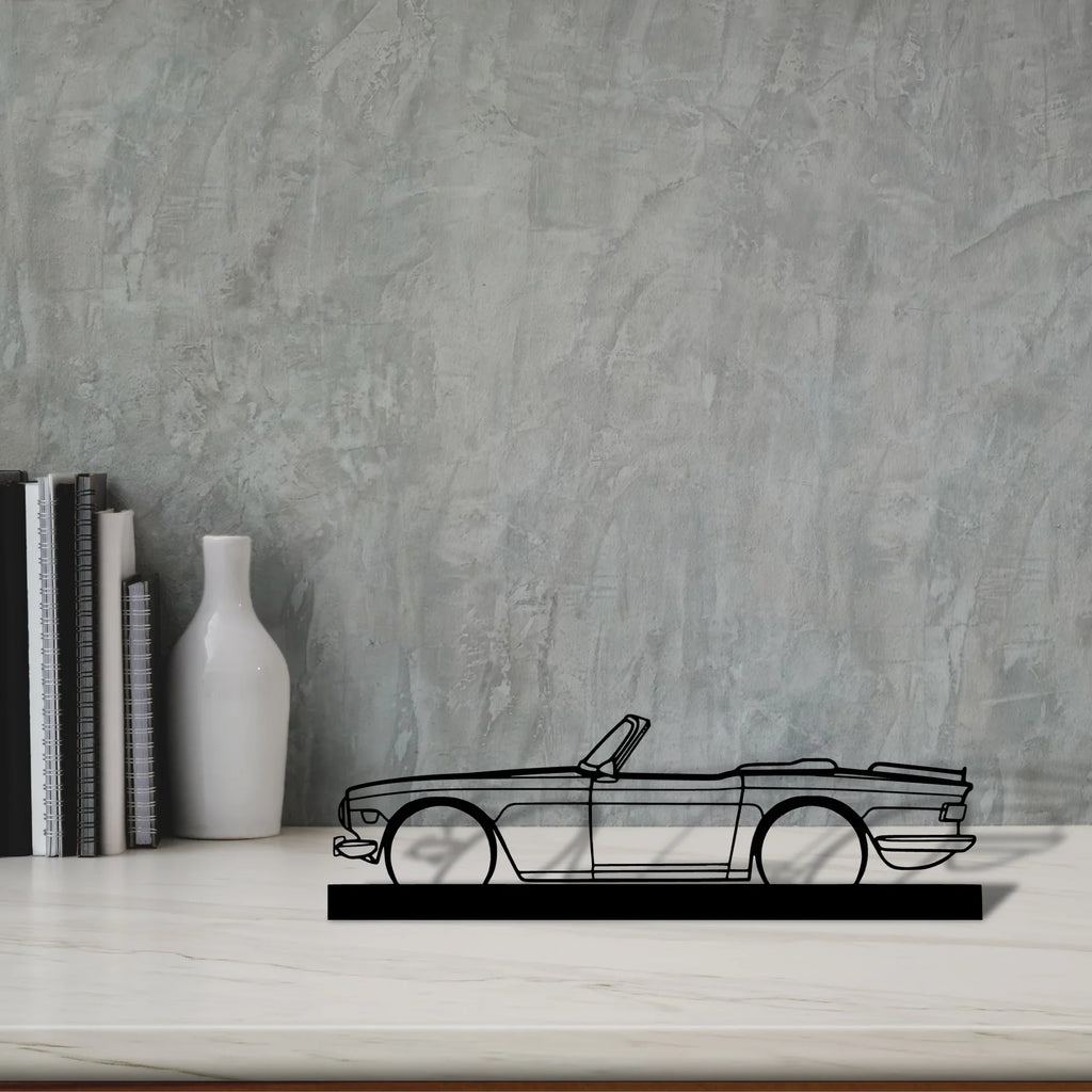 tr6-1974 Silhouette Metal Art Stand - Tinvibe