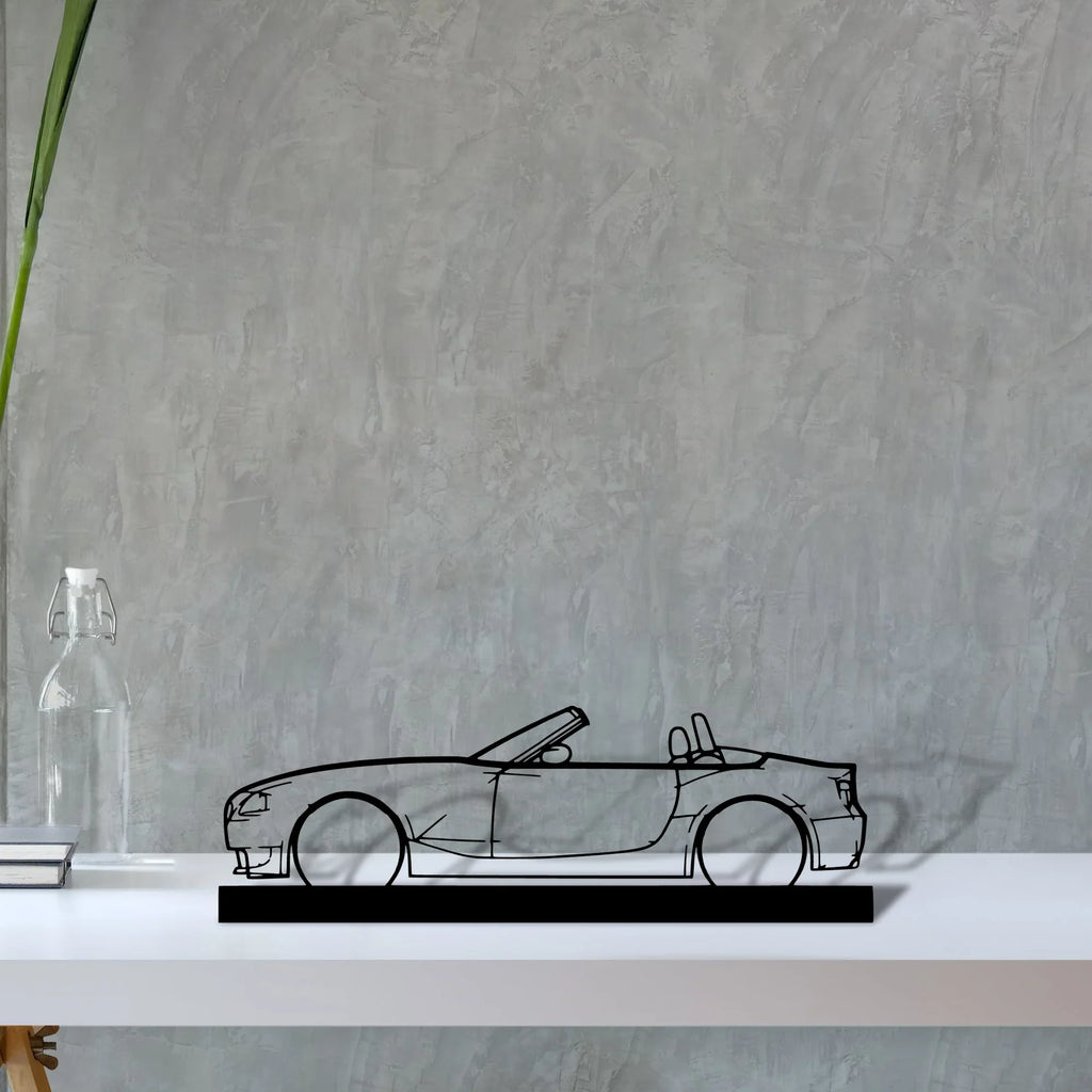 z4m-roadster-e85-2 Silhouette Metal Art Stand - Tinvibe