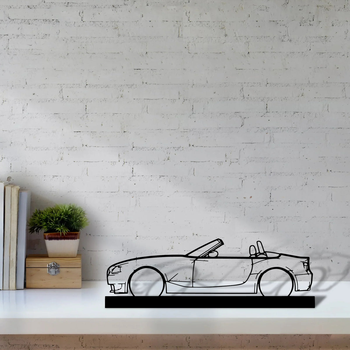 z4m-roadster-e85 Silhouette Metal Art Stand - Tinvibe